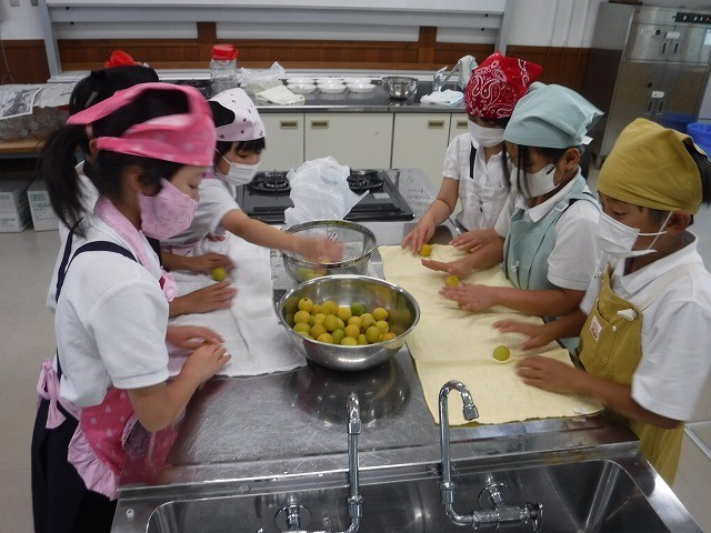 水をふき取って・・・