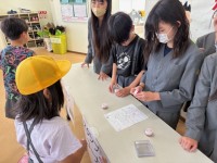 スタンプカードは低学年に人気です。