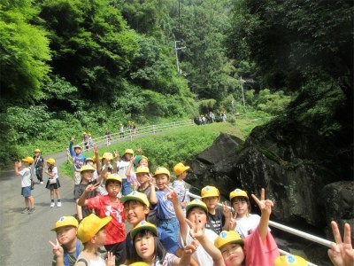 落合川沿いで